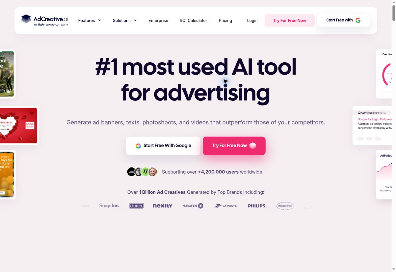 Public AdCreative.ai source page captured 22 September 2026