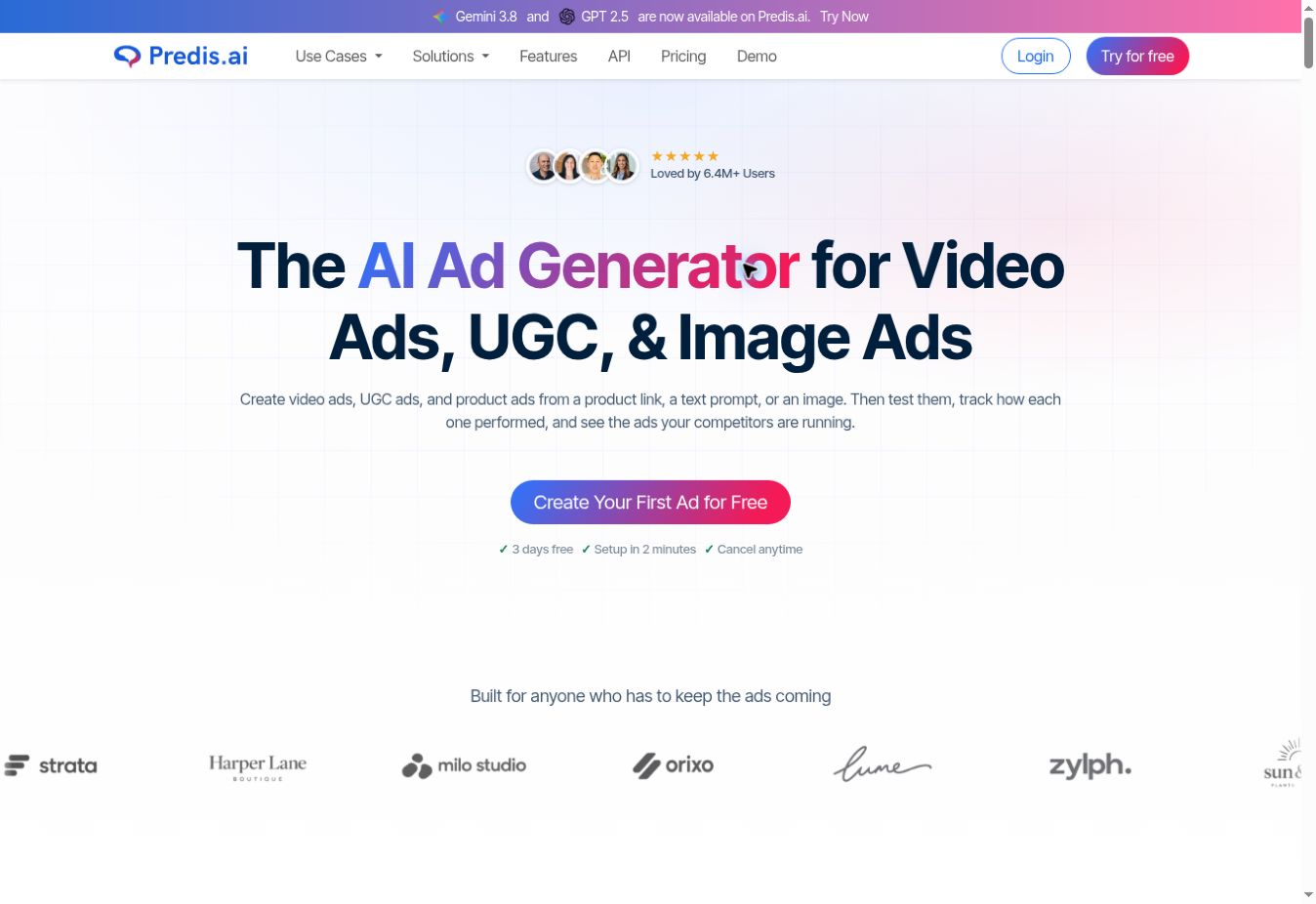 Public Predis.ai source page captured 22 September 2026
